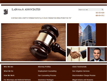 Tablet Screenshot of larosalaw.com